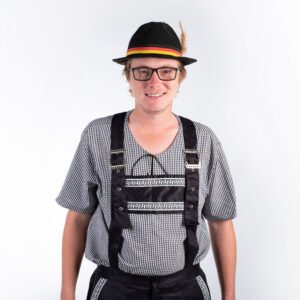 Camisa Xadrez Preto e Branco