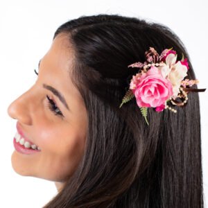 Grampo Rosa e Branco