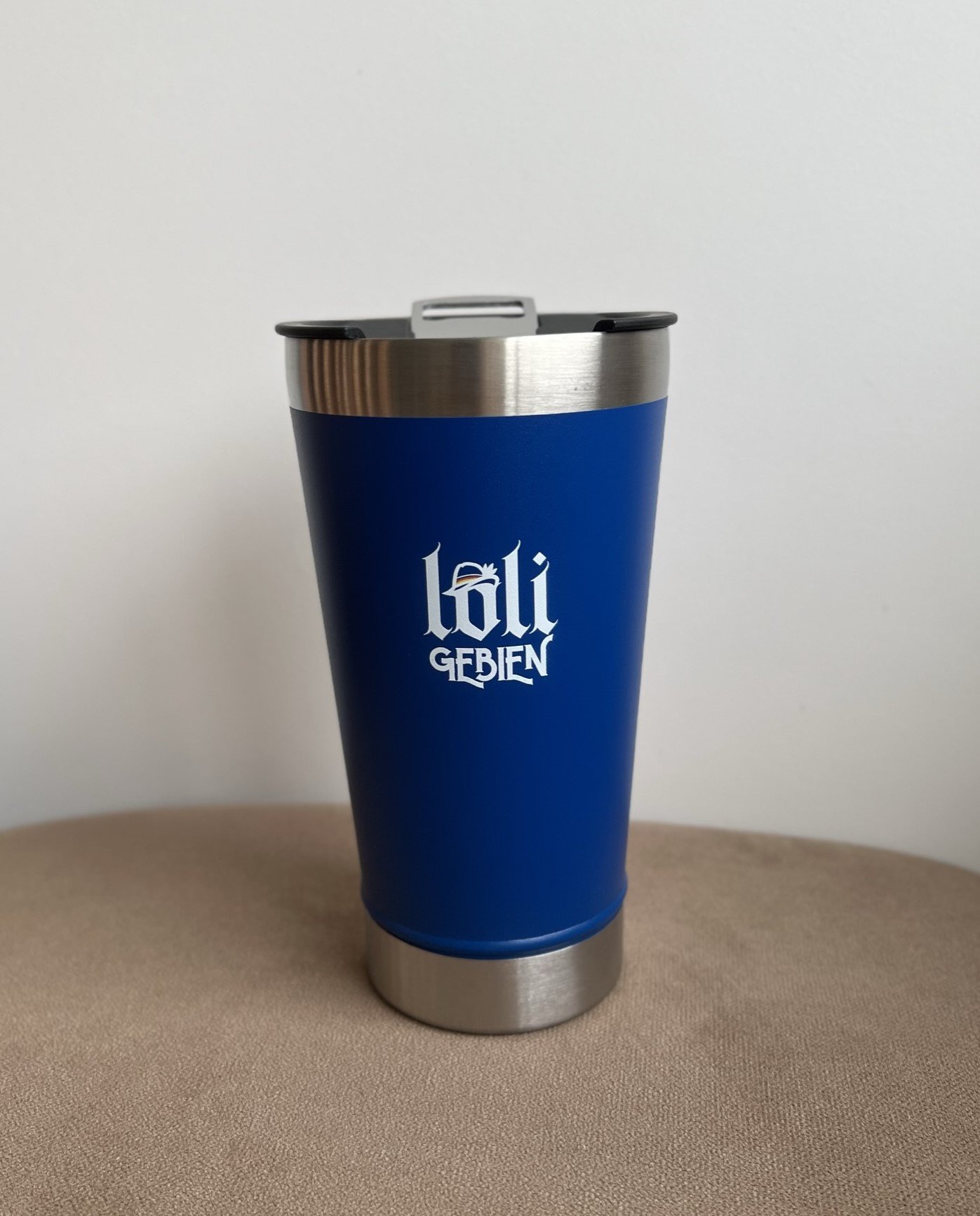 Copo Térmico Azul 500ml - Imagem 2