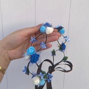 Coroa Azul com Branco